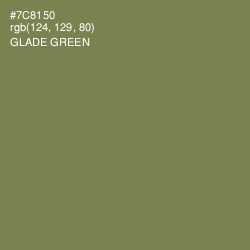 #7C8150 - Glade Green Color Image